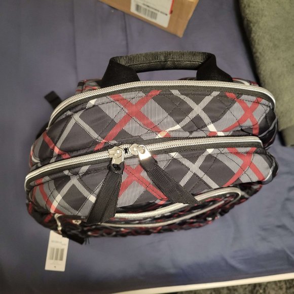 New! Vera Bradley Campus Backpack in Paris Plaid - Picture 3 of 6